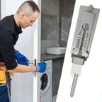 Key Decoder Tool with Stainless Steel and Integrated Pick, Pocket-Sized Ergonomic Grip Zanny Home