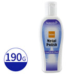 Metal Polish Paste with Scratch and Rust Removal, 190 g Tube, Microfiber Cloth Zanny Home