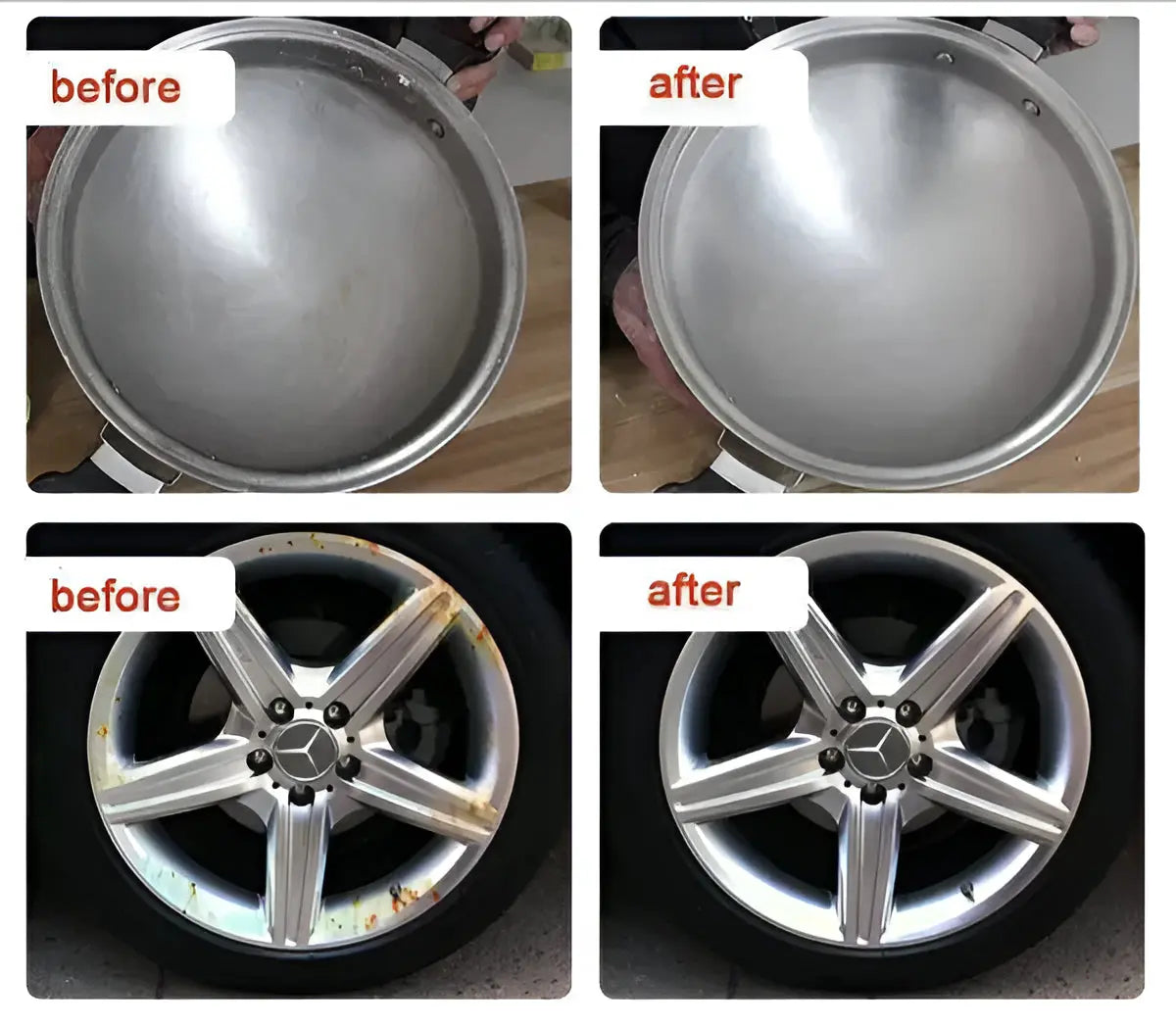 Metal Polish Paste with Scratch and Rust Removal, 190 g Tube, Microfiber Cloth Zanny Home