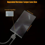 Hands-Off Magnifier with Flexible Neck and Wide Lens, Portable for Reading, Crafting Zanny Home