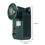 Ultrasonic Animal Repeller with Motion Sensor and Adjustable Frequency, Battery Operated Zanny Home