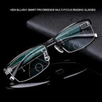 Progressive Glasses with Photochromic Tint and Blue-Light UV400 Protection Zanny Home