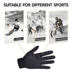 Touchscreen Winter Gloves with Fleece Lining and Zippered Elastic Cuff, Anti-Slip Palm Zanny Home
