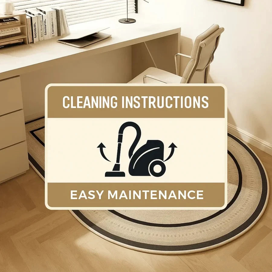 Office Chair Mat for Hardwood and Tile with Short-Pile Velour, Non-Slip Backing Zanny Home