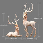 Luxury Resin Deer Statue for Modern Home Decoration zannyhome-store