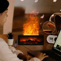 Humidifier and Air Purifier with Aromatherapy Flame Effect, Quiet Operation, 1.3L Tank Zanny Home