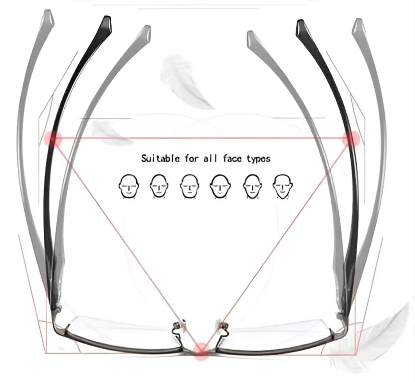 Progressive Glasses with Photochromic Tint and Blue-Light UV400 Protection Zanny Home