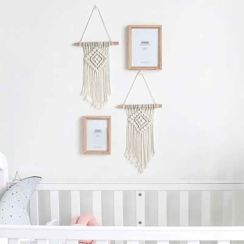 Handwoven Macrame Wall Hanging Bohemian Home Decor Tapestry zannyhome-store