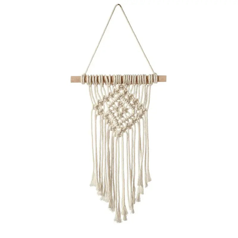 Handwoven Macrame Wall Hanging Bohemian Home Decor Tapestry zannyhome-store