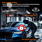 4-Channel Dash Camera with Night Vision and Parking Monitor, WiFi App Control Zanny Home
