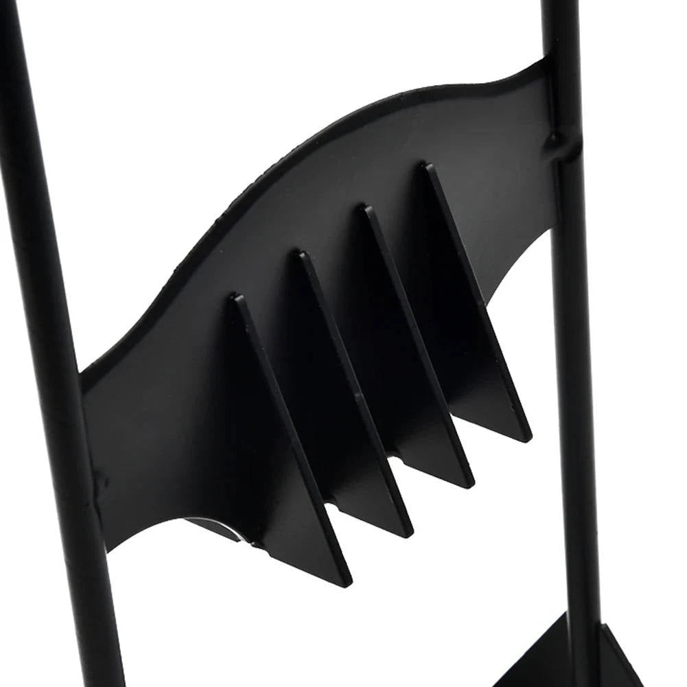 Cast Iron Splitting Wedge with Wide Base and Rounded Top Handle, Weather Resistant Finish Zanny Home