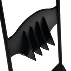 Cast Iron Splitting Wedge with Wide Base and Rounded Top Handle, Weather Resistant Finish Zanny Home