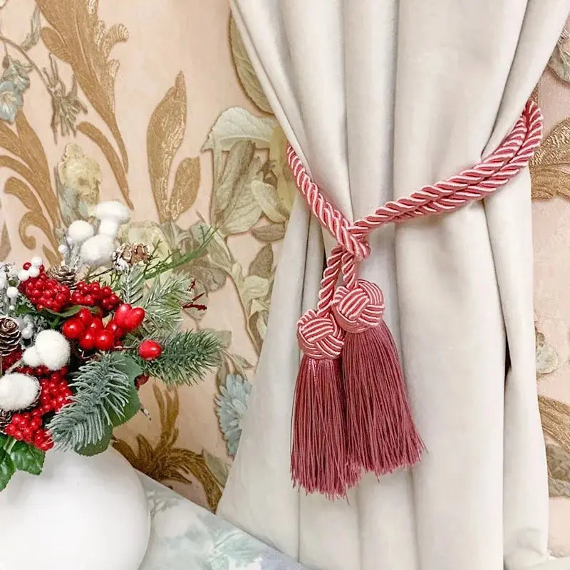 Tassels Curtain Tieback Clips: Home Decoration Accessories for Living Room Decor zannyhome-store