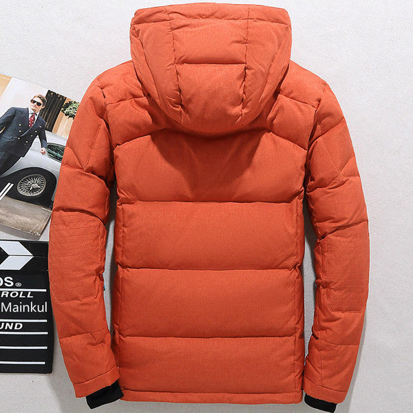 Down Jacket with Removable Hood and Thick Insulation, Polyester Shell Zanny Home