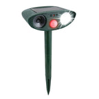 Solar Deer Repeller with Motion-Activated Ultrasonic Pulse and Flashing Light, 4-Pack Zanny Home