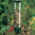 Squirrel Resistant Bird Feeder with Spinning Perch and Four Feeding Ports, 5 lb Capacity Zanny Home