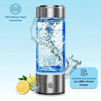 Hydrogen Water Generator with USB Rechargeable Battery and 300ml Portable Bottle Zanny Home