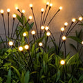 Solar Garden Stake Lights with Animated Firefly Motion and Warm White Glow Zanny Home