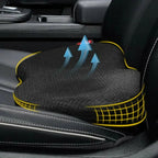 Car Seat Booster Cushion with 3.5in Height Lift and Memory Foam, Removable Cover Zanny Home