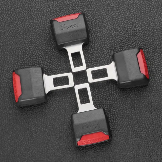 Seat Belt Extender with Short Reach Buckle and Toolless Installation, Pack of 2 Zanny Home