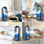 Portable Air Conditioner with Bladeless Quiet Cooling and Compact Design, Low Power Zanny Home