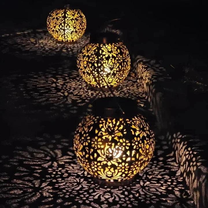 Solar LED Pendant Light with Remote and Adjustable Brightness, Weather-Resistant Zanny Home
