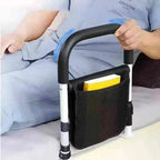 Bed Assist Rail with Adjustable Anchor Strap and Padded Foam Grip, Tool-Free Installation Zanny Home