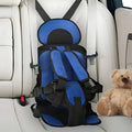 Child Car Seat Cushion with Breathable Mesh and Five-Point Harness, Washable Cover Zanny Home