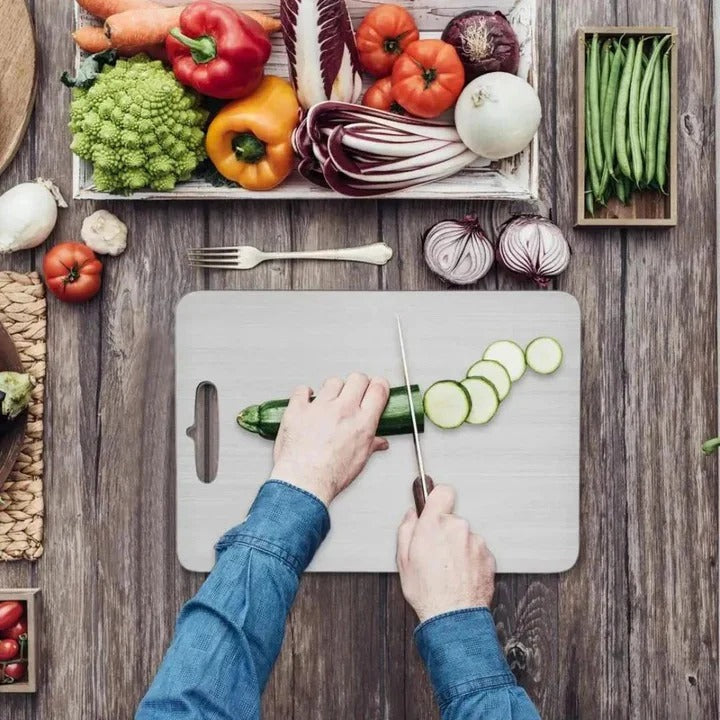 Titanium Composite Cutting Board with Nonporous Surface and Hanging Slot, Dishwasher Safe Zanny Home