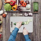 Titanium Composite Cutting Board with Nonporous Surface and Hanging Slot, Dishwasher Safe Zanny Home