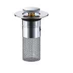 Pop-Up Sink Stopper with Airtight Seal and Removable Strainer for 34–40 mm Drains Zanny Home