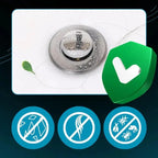 Pop-Up Sink Stopper with Airtight Seal and Removable Strainer for 34–40 mm Drains Zanny Home