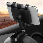 Car Phone Holder with 360-Degree Swivel and Multi-Mount Adapters, Fits Smartphones Zanny Home