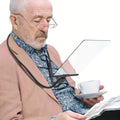 Hands-Off Magnifier with Flexible Neck and Wide Lens, Portable for Reading, Crafting Zanny Home