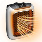 Plug-In Space Heater with Ceramic Element and Digital Thermostat, 800W Compact Wall Unit Zanny Home