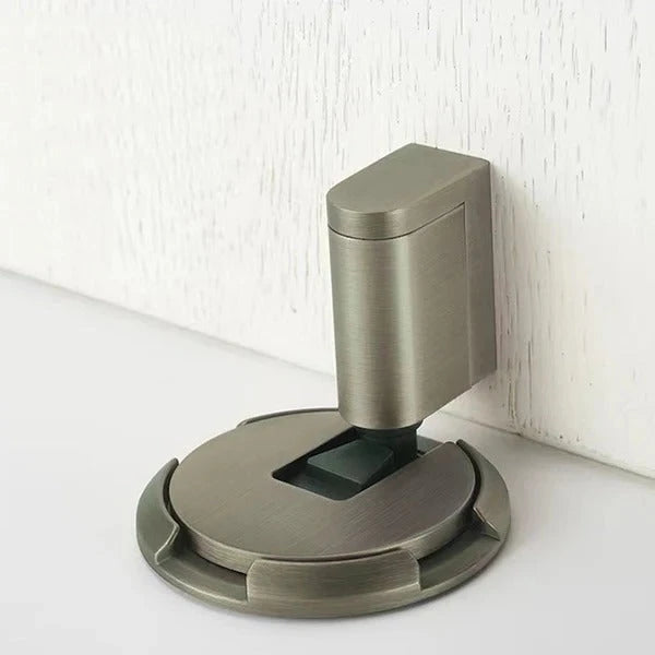 Adjustable Door Stopper with Screw or Adhesive Mount and Secure Hold for 0.98in Gap Zanny Home