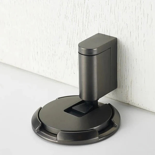 Adjustable Door Stopper with Screw or Adhesive Mount and Secure Hold for 0.98in Gap Zanny Home