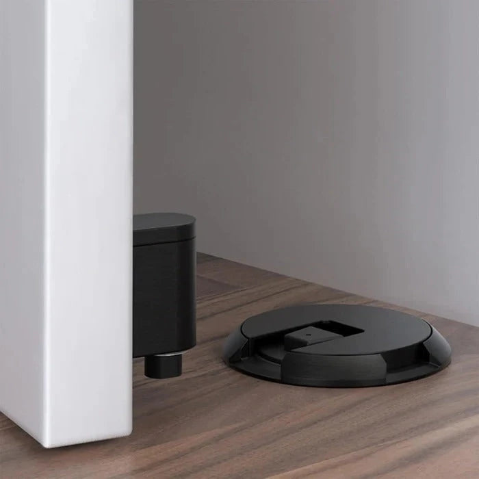 Adjustable Door Stopper with Screw or Adhesive Mount and Secure Hold for 0.98in Gap Zanny Home