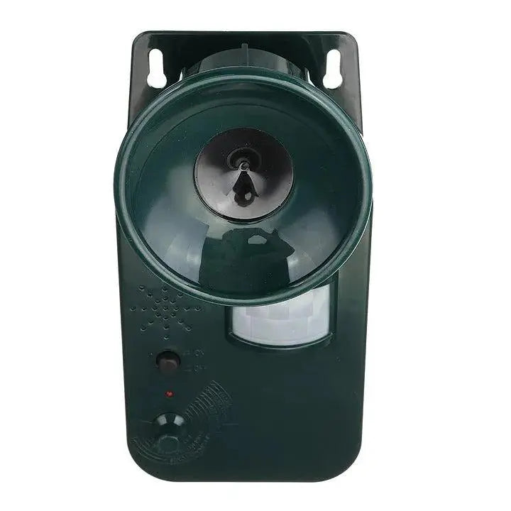 Ultrasonic Animal Repeller with Motion Sensor and Adjustable Frequency, Battery Operated Zanny Home