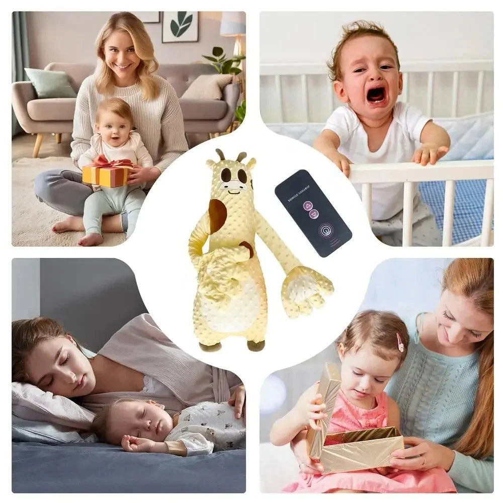 Baby Patting Pillow with Motorized Tap and Remote Control, Rechargeable Battery Zanny Home