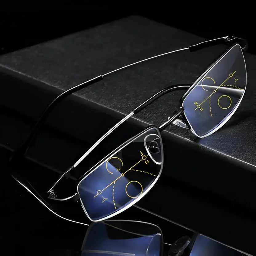 Progressive Glasses with Photochromic Tint and Blue-Light UV400 Protection Zanny Home