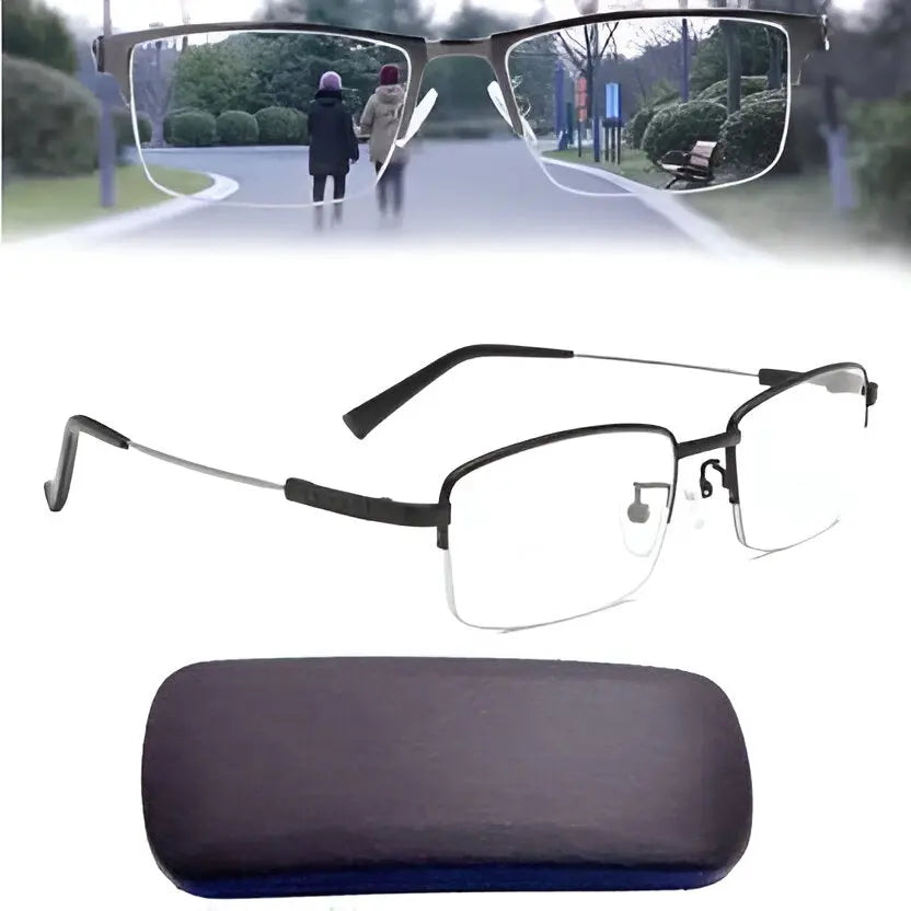Progressive Glasses with Photochromic Tint and Blue-Light UV400 Protection Zanny Home