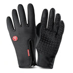 Touchscreen Winter Gloves with Fleece Lining and Zippered Elastic Cuff, Anti-Slip Palm Zanny Home