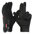 Touchscreen Winter Gloves with Fleece Lining and Zippered Elastic Cuff, Anti-Slip Palm Zanny Home