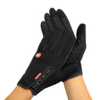 Touchscreen Winter Gloves with Fleece Lining and Zippered Elastic Cuff, Anti-Slip Palm Zanny Home