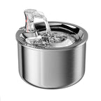 Cat Water Fountain with Stainless Steel Basin and Motion Sensor, 2.1 Quart Capacity Zanny Home