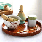 Matcha Tea Set with Bamboo Whisk and Measuring Spoon, Glazed Ceramic Bowl Zanny Home