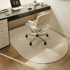Office Chair Mat for Hardwood and Tile with Short-Pile Velour, Non-Slip Backing Zanny Home