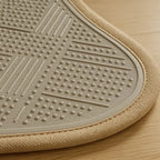 Office Chair Mat for Hardwood and Tile with Short-Pile Velour, Non-Slip Backing Zanny Home