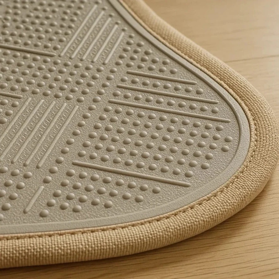 Office Chair Mat for Hardwood and Tile with Short-Pile Velour, Non-Slip Backing Zanny Home